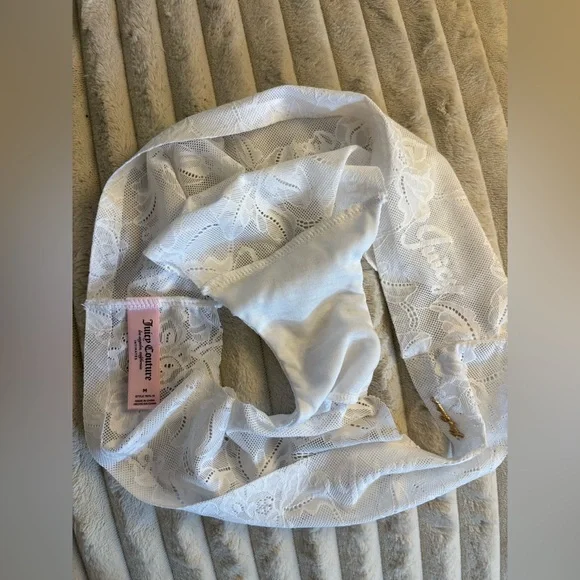 Juicy Couture White Floral Lace Panties - Picture 5 of 5